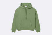 Lacoste Heavy Fleece Hoodie Sweatshirt Green Thyme